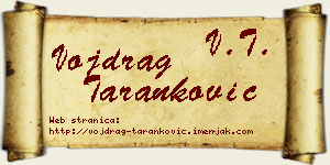 Vojdrag Taranković vizit kartica